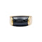Bague 51 Bague Bulgari, "Tronchetto", or jaune et hématite. 58 Facettes 35004