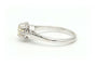 Bague 53 Bague Art Déco en or blanc sertie d'un diamant 58 Facettes B605