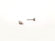 boucles d'oreilles tiffany puces harmony platine diamants 0.22ct s 58 Facettes 265706