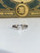 Bague 54.5 Bague solitaire en or blanc 18K et diamant 58 Facettes