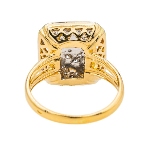 Bague 53 Bague Or jaune, Or blanc Diamant 58 Facettes 3779407CN