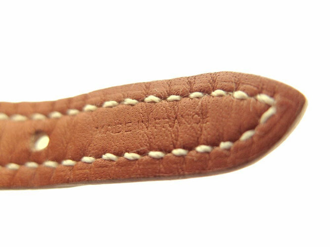 Bracelet bracelet HERMES manchette entrelacs cuir swift h081205cc37t2 16-17cm 58 Facettes 266719