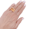 Bague 46 Bague, or jaune et topaze orange. 58 Facettes 34598