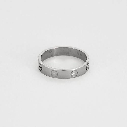 Bague 52 CARTIER - Love - Bague en or gris . Petit Modèle. 58 Facettes 58FC4-2