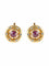 Boucles d'oreilles Boucles d'oreilles Or Jaune Rubis Diamants 58 Facettes