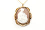 Pendentif Pendentif Napoléon III or jaune et camée coquillage 58 Facettes 21729