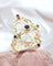 Bague 62 Bague or jaune avec diamants rubis et saphir 58 Facettes AA 1673