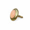 Bague 53 Bague Corail peau d'ange en or jaune 18 carats 58 Facettes 353