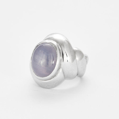 Bague 48.5 Bague Godron Saphir Etoilé 58 Facettes