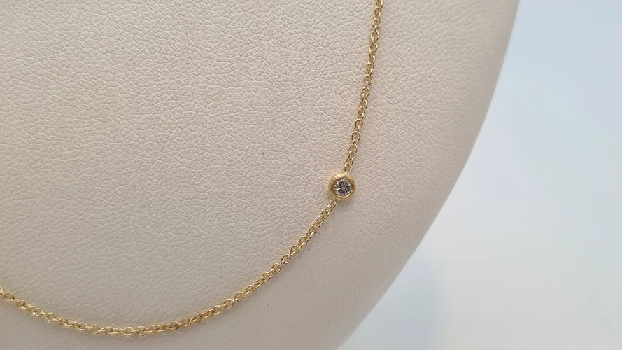 Collier Collier en Or jaune, diamants 58 Facettes