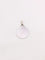 Pendentif Médaille amour Augis ronde Plus qu'hier moins que demain or blanc diamant rubis 58 Facettes J453