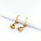 Boucles d'oreilles Boucles d'oreilles or jaune diamants saphir 58 Facettes 31232