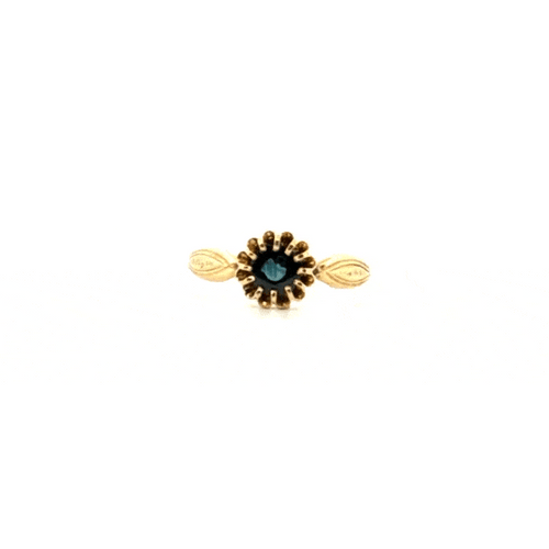 Bague 52 Bague Solitaire or jaune Saphir 58 Facettes 35-GS29558