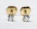 Boucles d'oreilles Paire Puces d'Oreilles Or Diamant 58 Facettes A11645