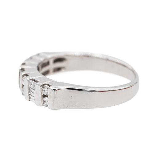 Bague 53 Bague Or blanc Diamant 58 Facettes 3248521CN