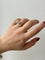 Bague 56 Bague Premier avec pierres multicolores 58 Facettes