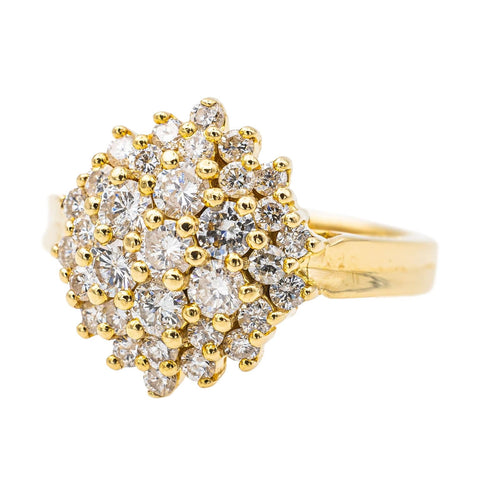 Bague 49 Bague Pompadour Or jaune Diamant 58 Facettes 3429813CN