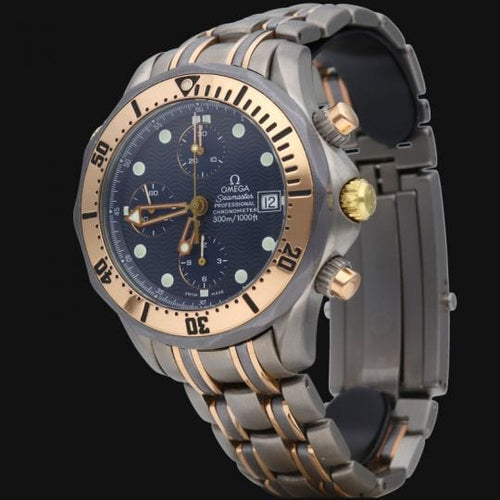 Montre Omega Montre Seamaster 300M Chronograph Titanium  / Or Rose 18K 58 Facettes MT42373