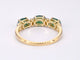 Bague Bague en or avec diamants et émeraude 58 Facettes 2127