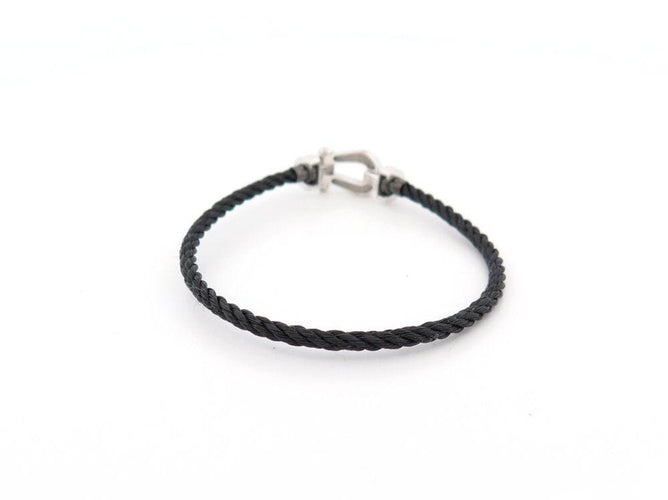 Bracelet bracelet FRED force 10 mm or blanc & saphirs 58 Facettes 263863