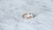 Bague Bague marguerite diamants sur or rose 58 Facettes