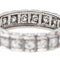 Bague 52 Bague Alliance Or blanc Diamant 58 Facettes 2961026CN