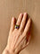 Bague Bague Bulgari Double Baccellato en or, péridot et améthyste 58 Facettes