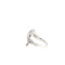 Bague Bague cygne en or blanc sertie de diamants pavés 58 Facettes UN0142