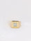 Bague 56.5 Bague chevalière vintage en or et diamants 58 Facettes J142