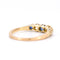 Bague 54 Bague Jarretière Belle Époque, Or jaune, Saphirs et Diamants Naturels 58 Facettes 378