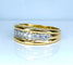 Bague 51 Bague jonc en or jaune 18 carats sertie de 9 diamants 58 Facettes AB565