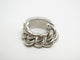 Bague 50 bague CHRISTIAN DIOR gourmette 50 or blanc 58 Facettes 259405