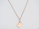 Collier collier pendentif CARTIER enveloppe a secret or rose diamant chaine 58 Facettes 263530