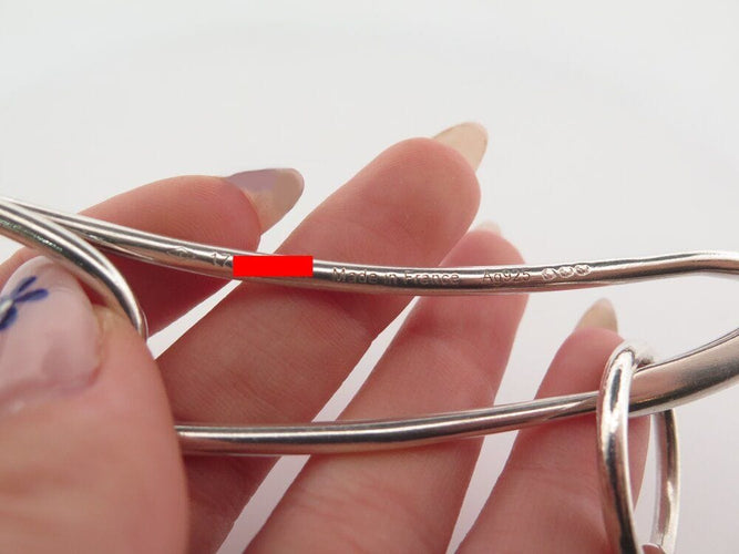 Collier collier HERMES sautoir chaine d'ancre punk long argent 90-100 58 Facettes 262353