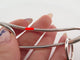Collier collier HERMES sautoir chaine d'ancre punk long argent 90-100 58 Facettes 262353