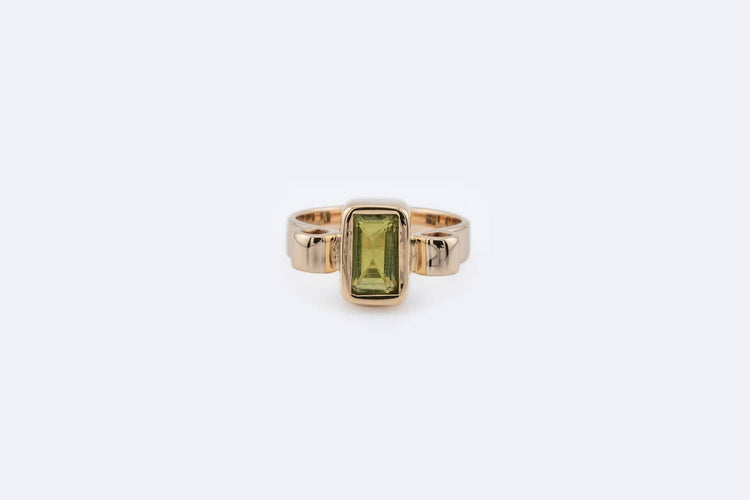 Bague Oro Giallo / 13 Anello in oro giallo con pietra 58 Facettes ANL650
