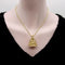 Collier Gousset de serpent victorien en or 14 carats finement ouvragé avec cornaline 58 Facettes A2003Z