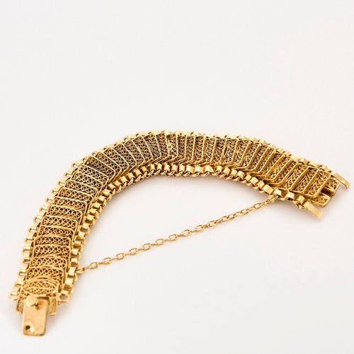 Bracelet Bracelet articulé or jaune 58 Facettes EVR2653