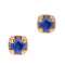 Boucles d'oreilles Boucles d'oreilles Puces Or rose Saphir 58 Facettes 3089047CN