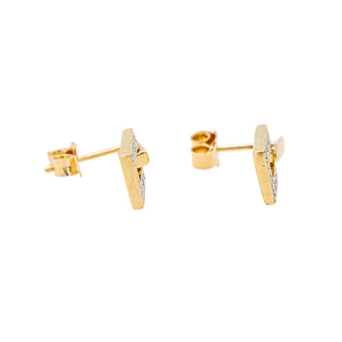 Boucles d'oreilles Boucles d'oreilles Puces Or jaune Diamant 58 Facettes 3577294CN