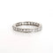 Bague Vintage Deco Diamond Band Sz 5.75 Platinum Wedding Ring Eternity Fine Jewelry 58 Facettes G13359