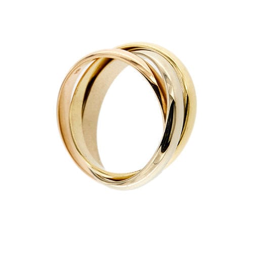 Bague 59 CARTIER - Alliance Trinity 3 ors 58 Facettes 36507