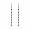 Boucles d'oreilles Boucles d'oreilles pendantes avec diamants, saphirs et tanzanite 58 Facettes 33053