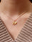 Pendentif Médaille amour Augis coeur Plus qu'hier moins que demain or jaune rubis 58 Facettes J520