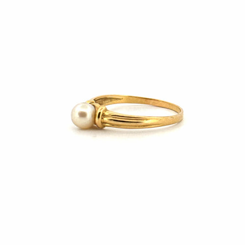 Bague 56 Solitaire or Jaune Perle 58 Facettes 26-GS36227