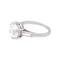 Bague 53 Bague diamant taille ancienne, platine. 58 Facettes 33939