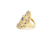 Bague Bague vintage en or jaune avec pierres précieuses 58 Facettes