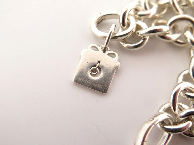 Bracelet bracelet TIFFANY & CO chaine a breloques charms argent 58 Facettes 259368