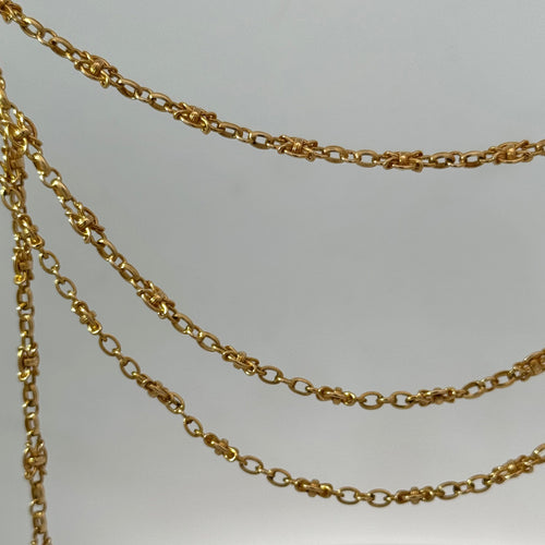 Collier Antique Victorian Sautoir 58 Facettes