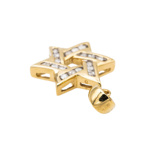 Pendentif Pendentif Etoile Or jaune Diamant 58 Facettes 3312002CN